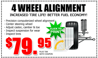 Wheel Alignment Coupon